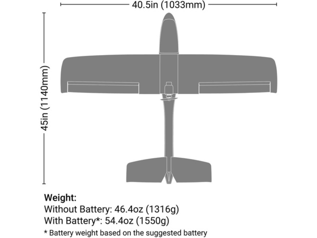 Hobbyzone AeroScout S 2 1.1m SAFE BNF Basic