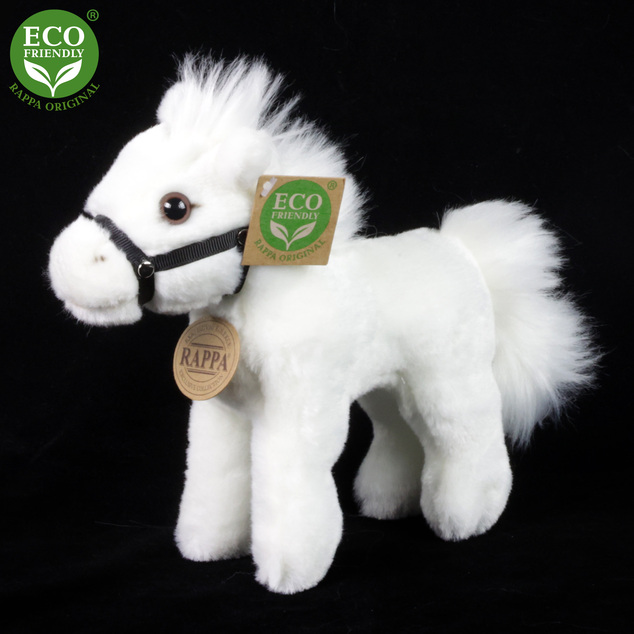 Plyšový kôň biely 20 cm ECO-FRIENDLY