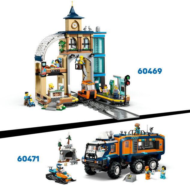 LEGO® City 60470 Polární expres pro průzkumníky Arktidy