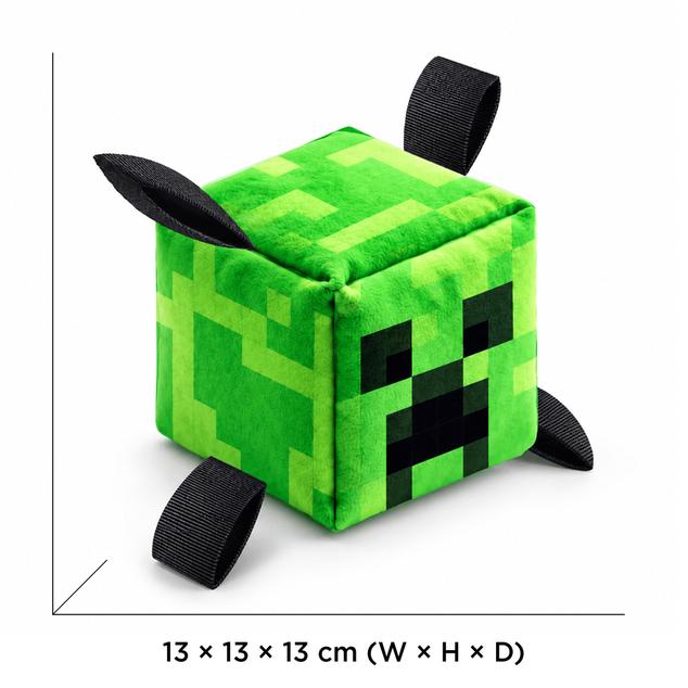 MINECRAFT Hundespielzeug Kauspielzeug Creeper Block