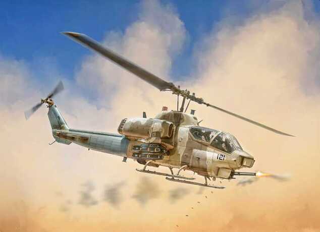 Modellbausatz Hubschrauber 90160 - AH-1W Super Cobra (1:72)