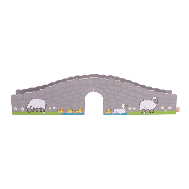 Bigjigs Rail Farma most s tunelom