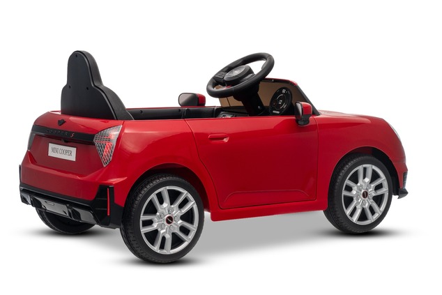 Elektrické autíčko BMW Mini Cooper 12V, červené, USB Vstup s Bluetooth pripojením na MP3 P