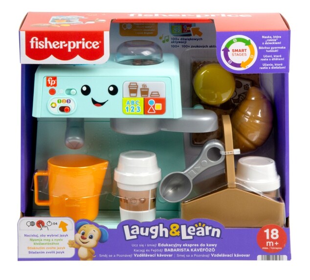 Mattel Fisher price Vzdelávací kávovar CZ/SK/ENG/HU/PL