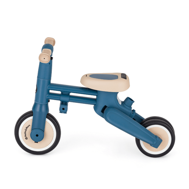 PETITE&amp;MARS Tricycle multifonction 4 en 1 Drift Ocean Blue