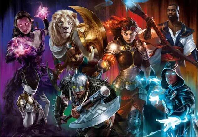 Puzzle 500 Cube magic the gathering