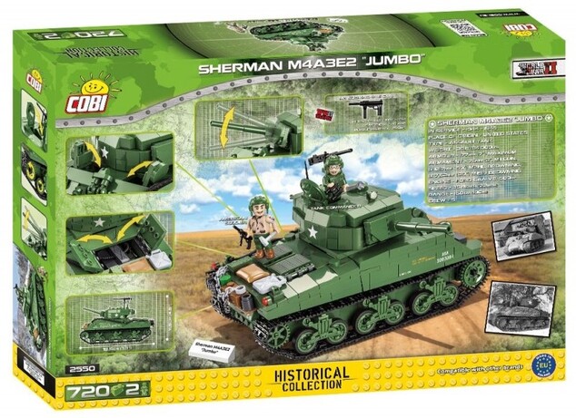 Cobi 2550 Sherman M4A3E2 Jumbo