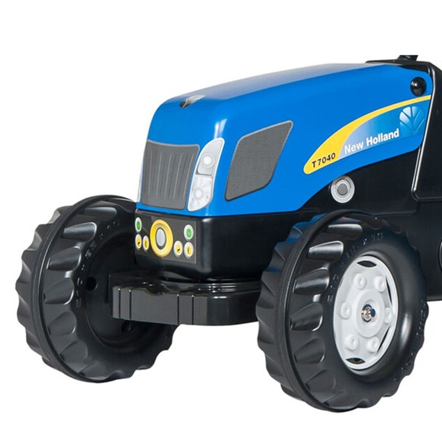 Rollytoys Šliapací traktor New Holland TVT190 s vlečkou