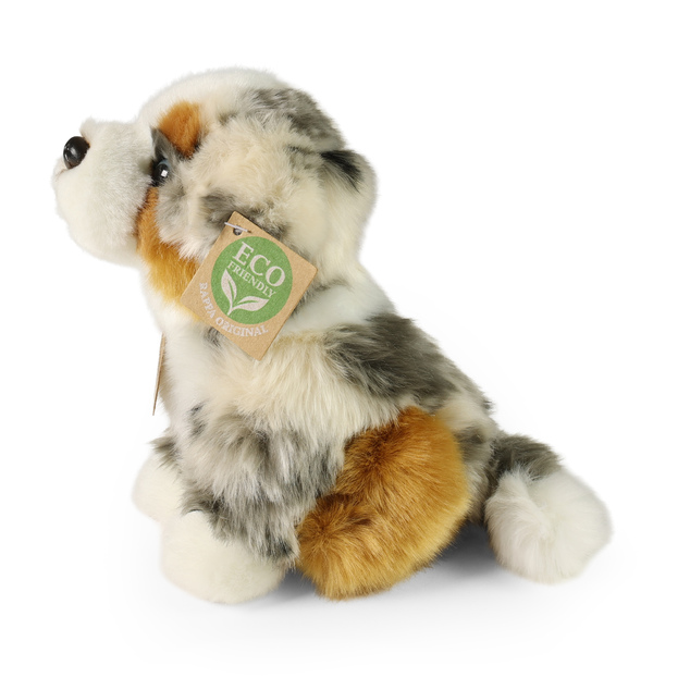 Câine de pluș ciobănesc australian 20 cm ECO-FRIENDLY