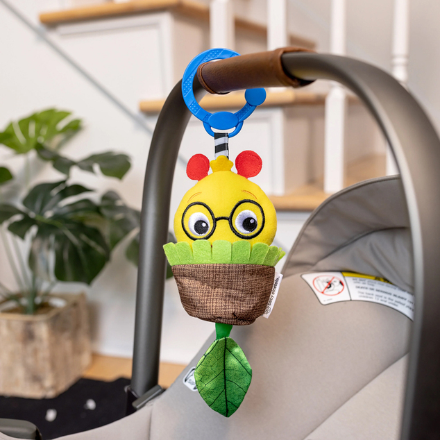 BABY EINSTEIN Hračka s hrkálkou naťahovacia na C krúžku Cal-a-Puller™ 0m+