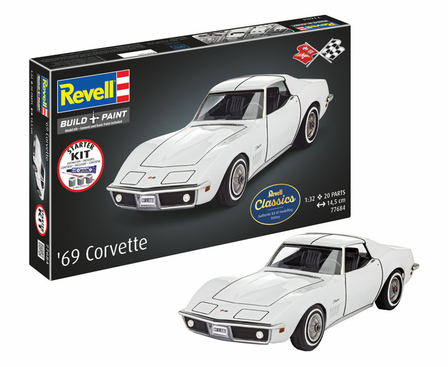 Kit de démarrage auto 77684 - Corvette C3 (1:32)