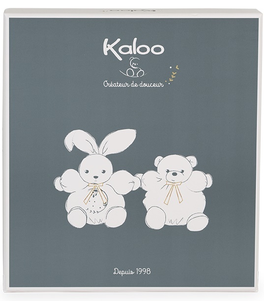 Kaloo Plüsch-Schmusetuch für Babys Bär Blau Perle