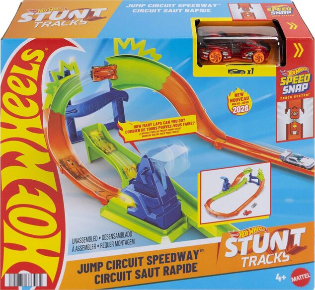 Mattel Hot Wheels STUNT TRACKS Meisterschafts-Streckenherausforderung