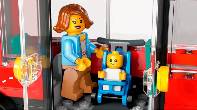 LEGO® City 60407 Červený dvojposchodový vyhliadkový autobus