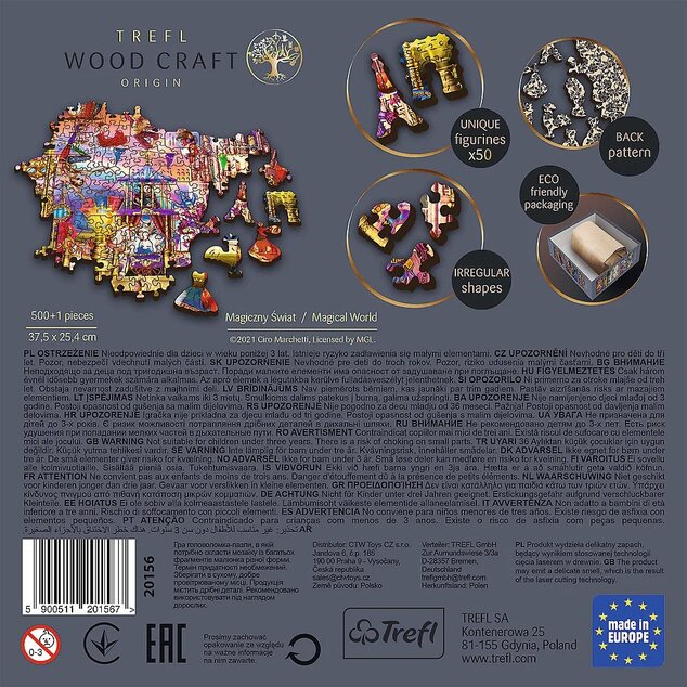 Hit Wooden Puzzle 501 - Wunderbare Welt