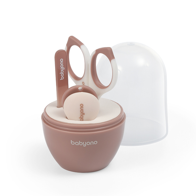 BABYONO Ensemble manucure pour enfants gris Beige