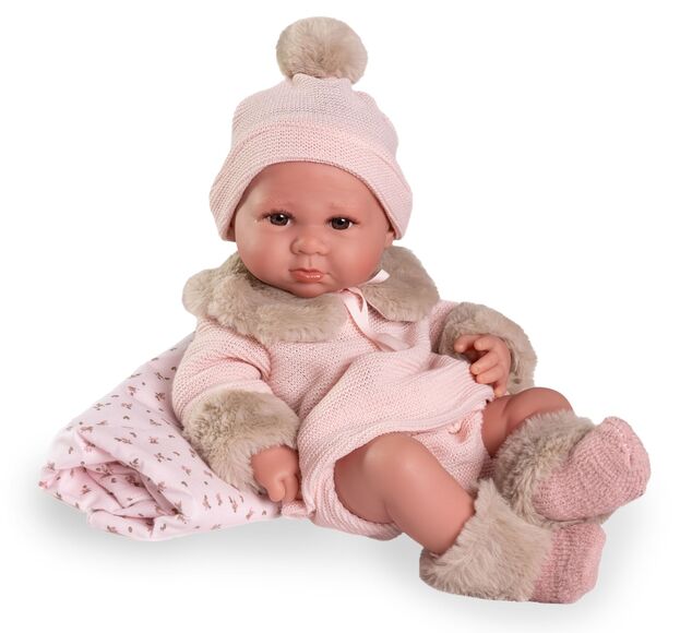 Antonio Juan 50422 LUCA - realistická bábika bábätko s celovinylovým telom - 42 cm