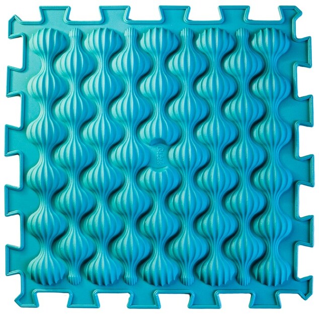 Ortek Masážna ortopedická podložka Puzzle "Mix" 9 prvkov Modrá