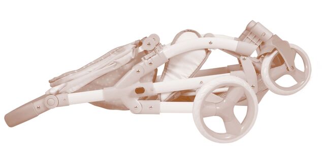 DeCuevas 81643 Klappkinderwagen für Puppen 3 in 1 mit tragbarer Tasche DIDI 2021 - 75 cm