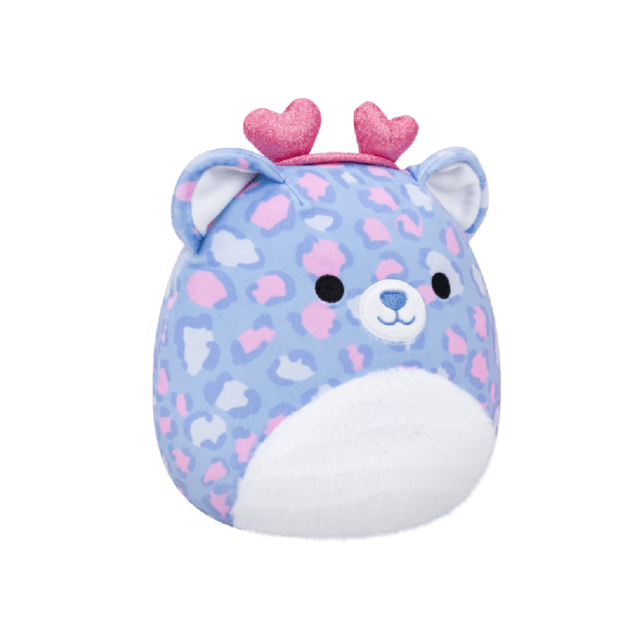SQUISHMALLOWS Fialový leopard - Noam