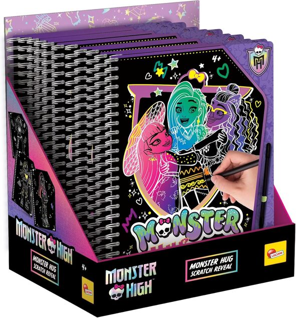 Monster High Vyškrabávacie omaľovánky objatí