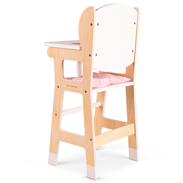 New Classic Toys Holzpuppenhochstuhl mit Kissen
