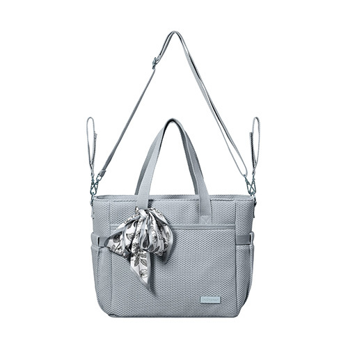BABYONO Wickeltasche Carmen - grau