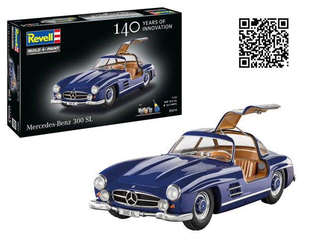 Gift-Set avto 05614 - Mercedes-Benz 300 SL (100. obletnica) (1:24)