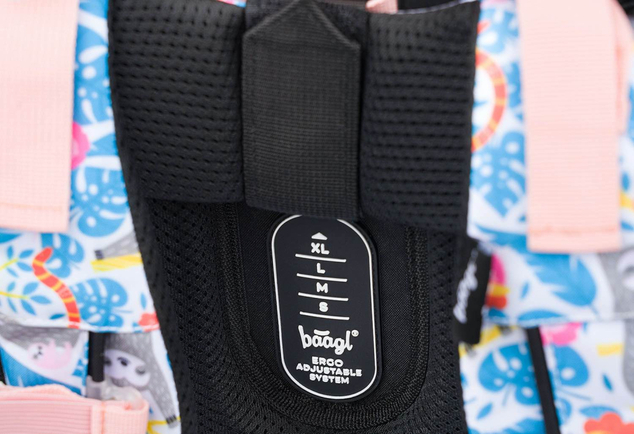 BAAGL SET 3 Zippy Perezoso: mochila, estuche, bolsa