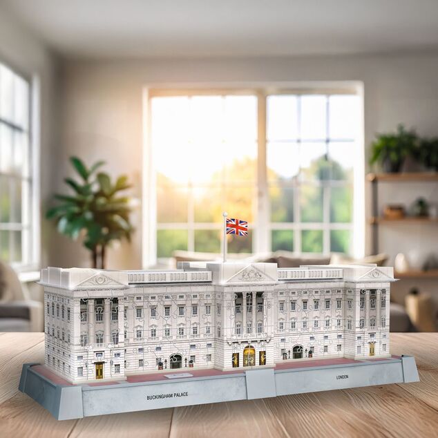 Ravensburger Iconics: Buckinghamský palác (Nočná edícia)