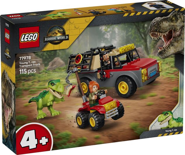 LEGO® Jurassic World 77978 Truck na prepravu mladého T-rexa