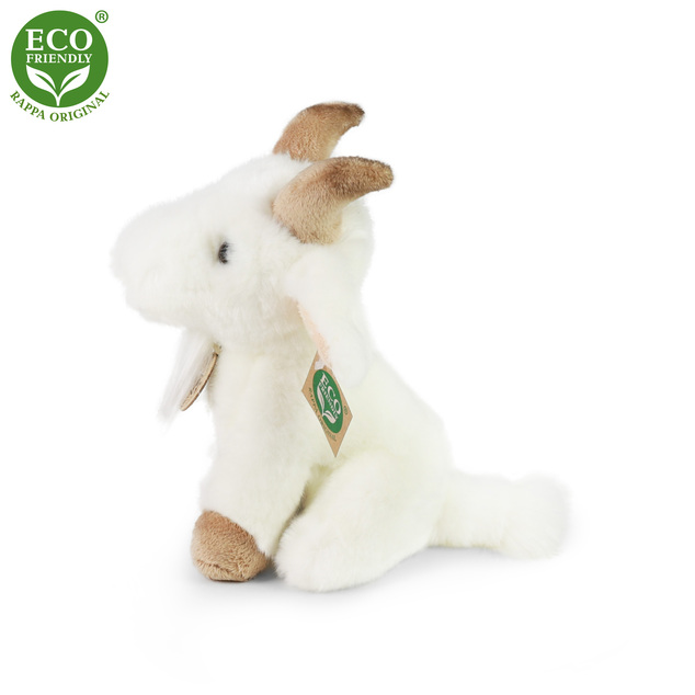 Sitzendes Plüschziegenkind 18 cm ECO-FRIENDLY