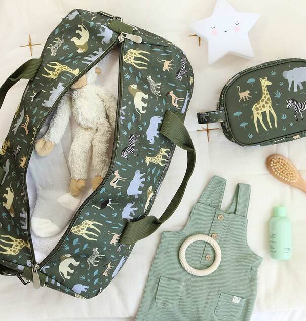 A Little Lovely Company - Kinderreisetasche - Tiere der Savanne