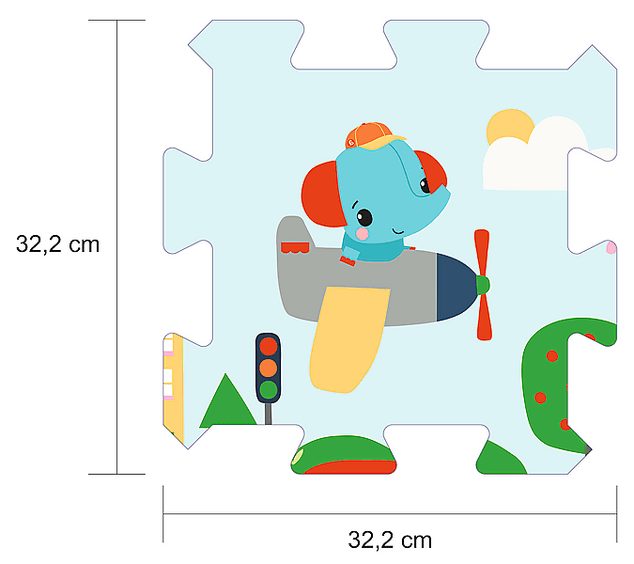 Trefl Penové puzzle Fisher Price Smile