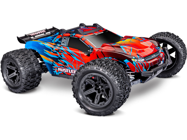 Traxxas Rustler 4x4 1:10 VX3 RTR albastru