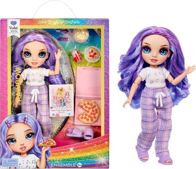 Rainbow High Junior Fashion bábika - Violet Willow