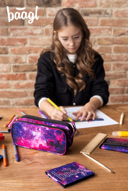BAAGL Studentenbrieftasche Galaxy