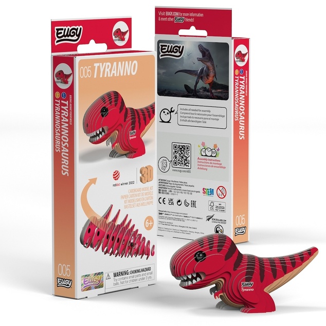 EUGY Tyranosaurus 3D kartonová skládačka