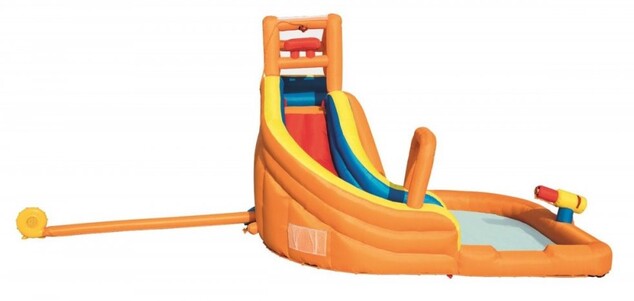 Detské nafukovacie ihrisko Bestway - Veľký vodný park Turbo splash 3.65m x 3.20m x 2.70m