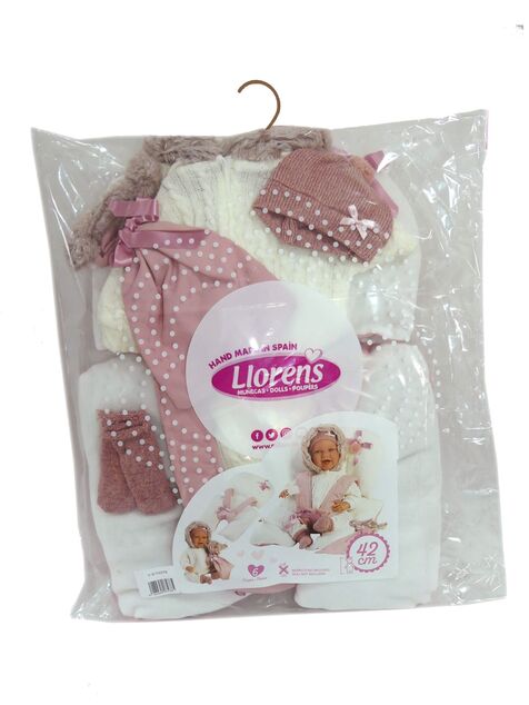 Llorens M740-78 oblečenie pre bábiku NEW BORN veľkosť 40-42 cm