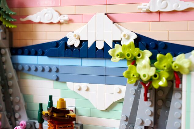 LEGO® Art 31218 Paisaje con huerto de cerezos