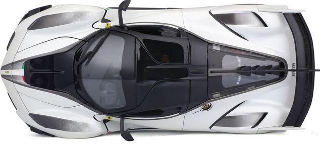 Bburago 1:18 Ferrari TOP FXX-K EVO Nr.70 (weiß/schwarz)