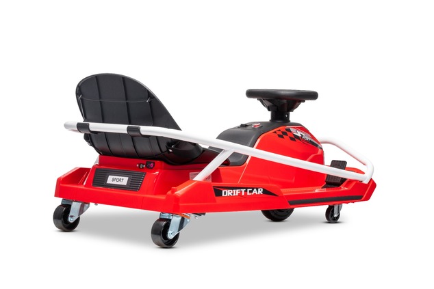 Beneo Motors Drift Kart 24V, rosso, 300W Motore Brushless, Batteria al Litio,