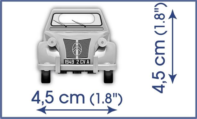 Cobi 24510 Citroen 2CV typ A z roku 1949
