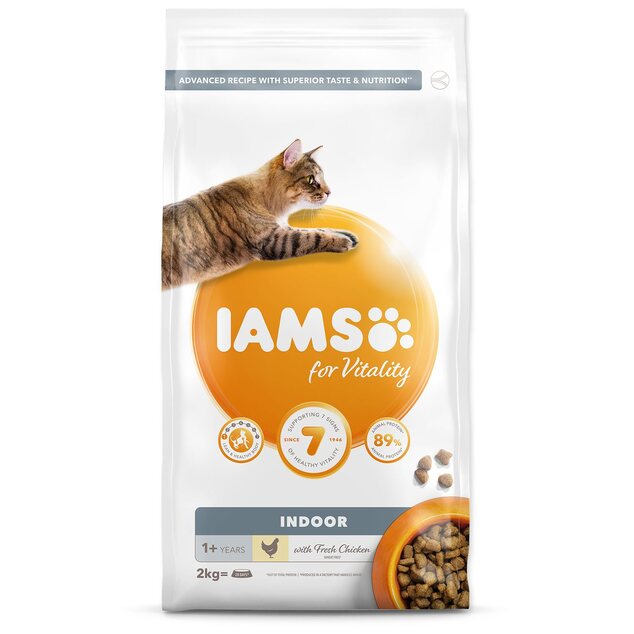 IAMS Chat Adulte Intérieur Poulet 2kg
