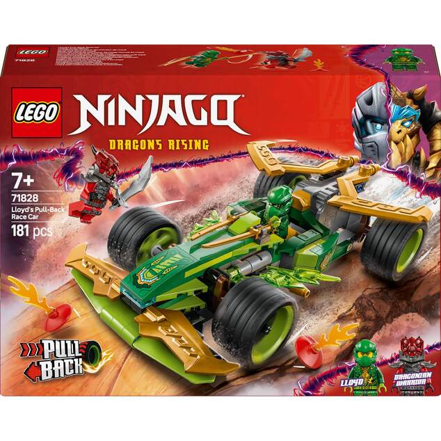 LEGO® Ninjago® 71828 Lloydovo pretekárske auto s naťahovacím motorom