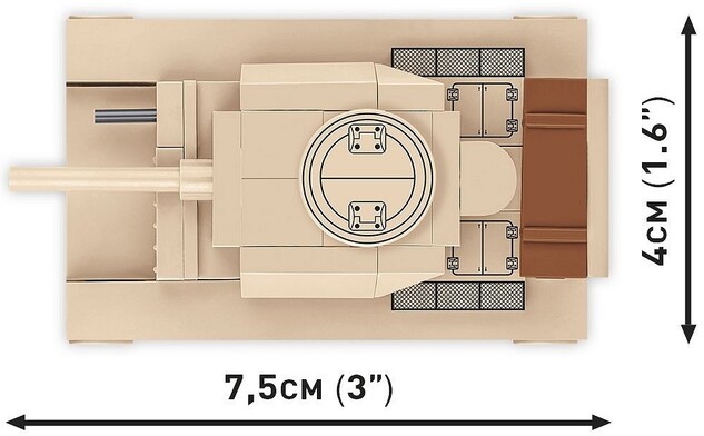 Cobi Panzer III Ausf L, 1:72, 80 k