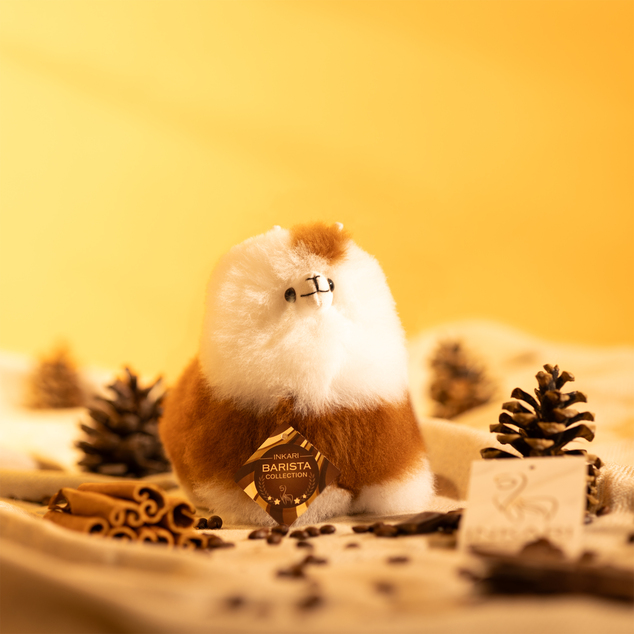 INKARI Plyšová hračka Alpaca Mini Macchiato 15cm