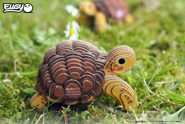 EUGY Suchozemská želva 3D kartonová skládačka