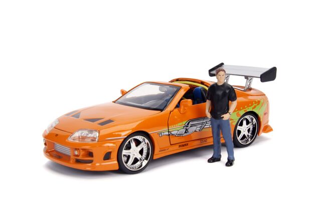 Rýchlo a zbesilo auto 1995 Toyota Supra 1:24 + figúrka Brian O’Conner